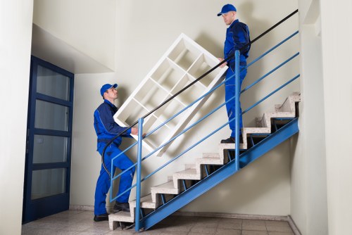 Professional moving service helping a family relocate in Finchley