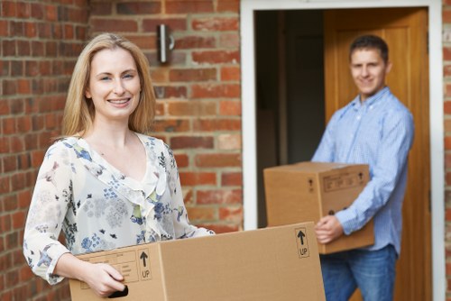 Local Finchley moving team planning a relocation route